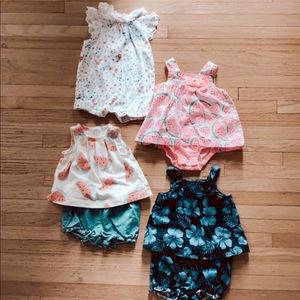 Carters matching outfit lot size 3 months